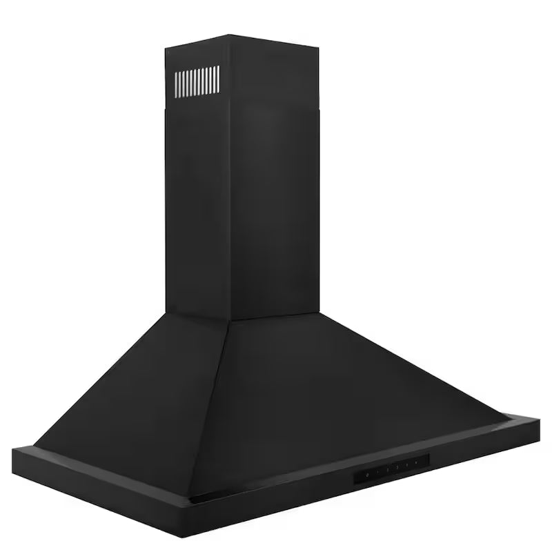 Black Stainless Steel 30 in. 400 CFM Convertible Wall Mount Range Hood R883502