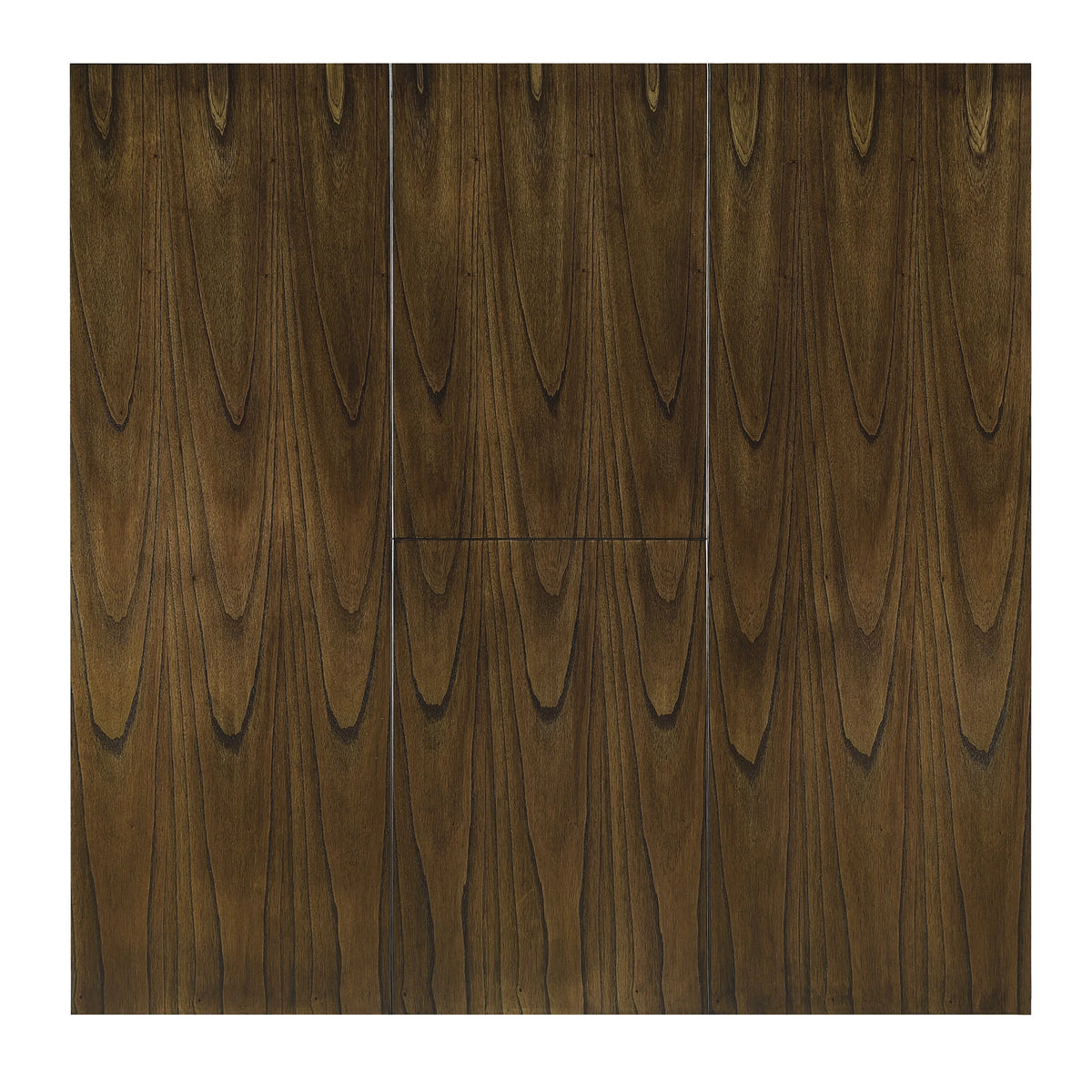 Brown Finish Wood Dining Table with Display Shelf X8213