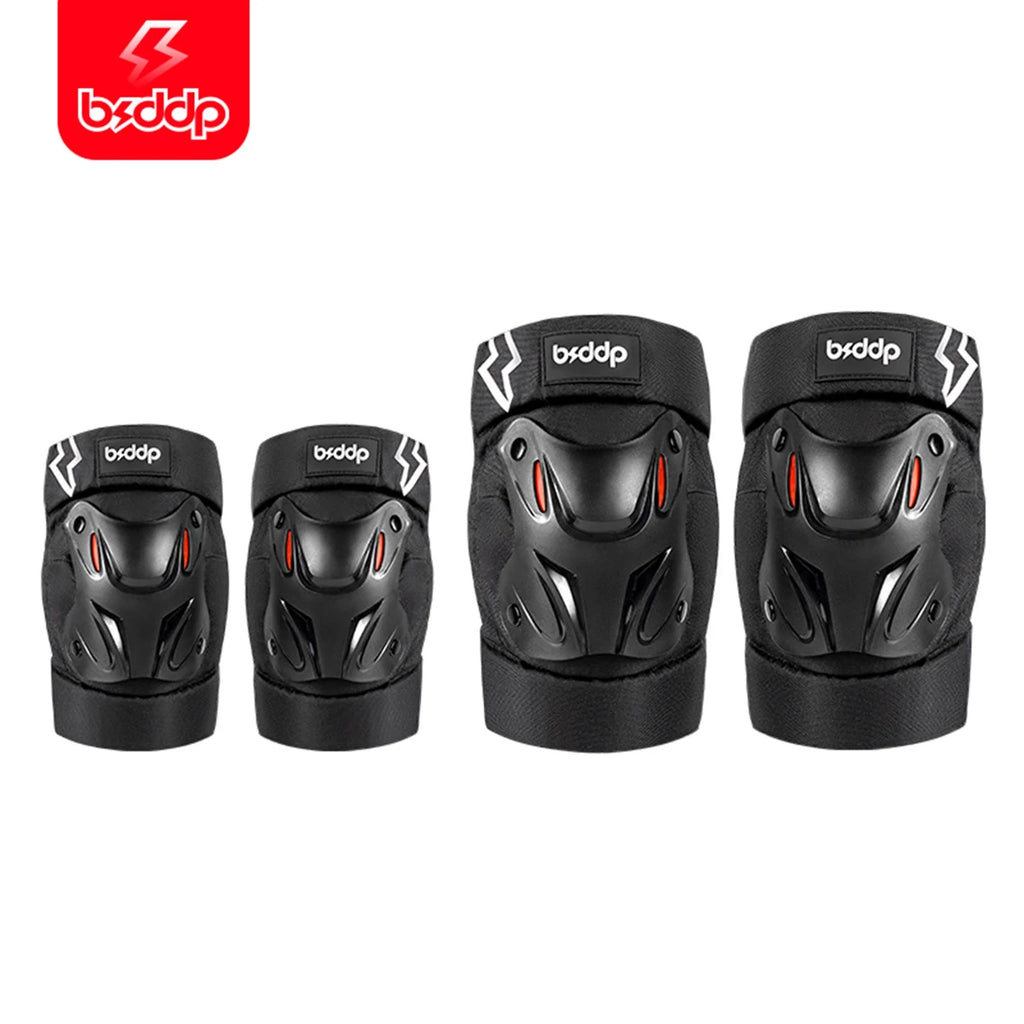 Motorcycle Elbow Knee Protection 4 Piece Set Safety Gear Y1224
