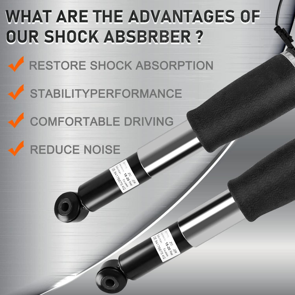 Rear Air Shocks Lift Struts Absorber Pack of 2 U3142