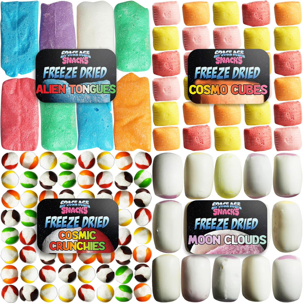 Freeze Dried Candy Variety Pack with 4 Kinds A21963