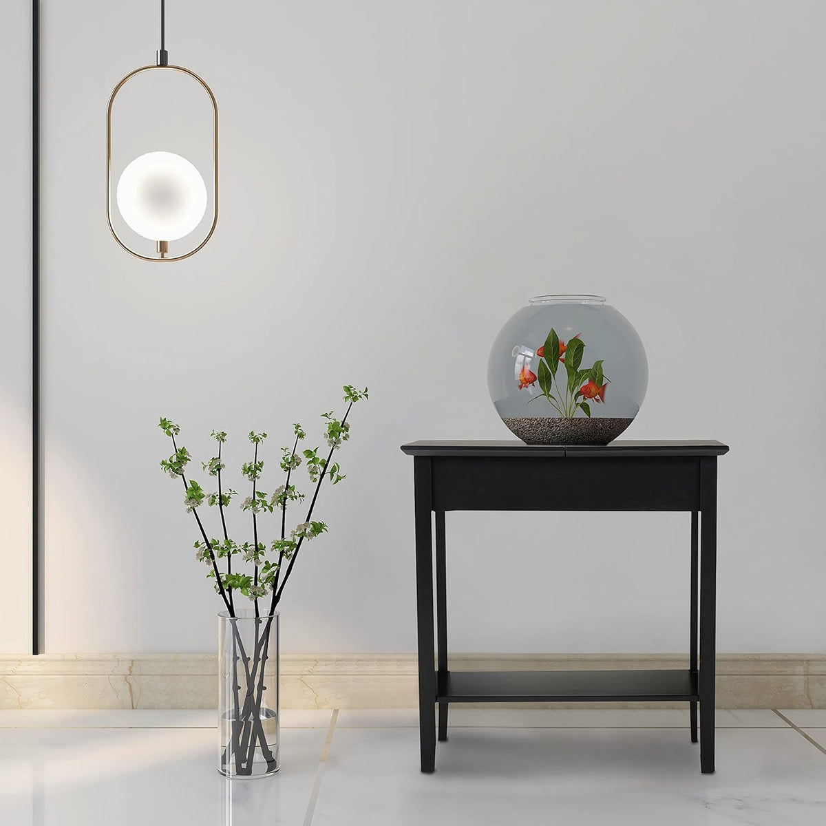 Flip Top End Table Wooden Sofa Side Table with Storage and Shelf G633