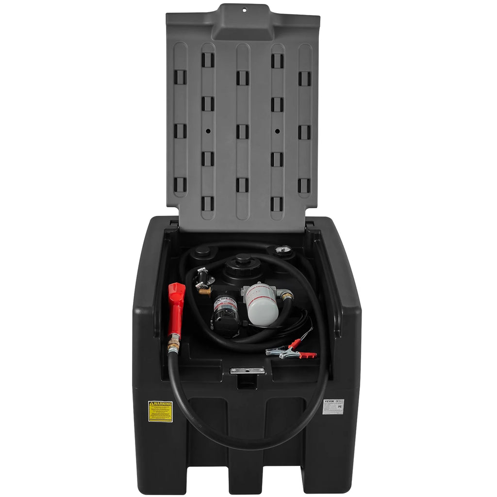 Portable 58 Gal Diesel Fuel Tank with 12V Transfer Pump G999680