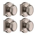 Satin Nickel Hall/Closet Door Knob (4-Pack) G45383