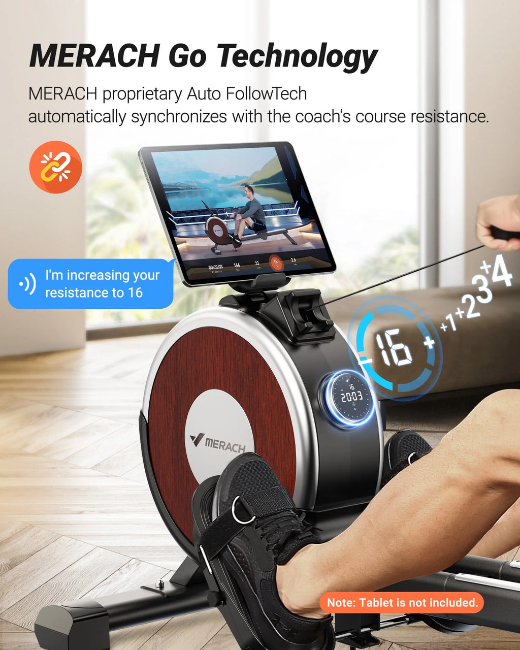 Quiet Magnetic Rower J719