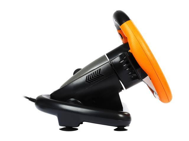 Black-Orange Racing Wheel X19789