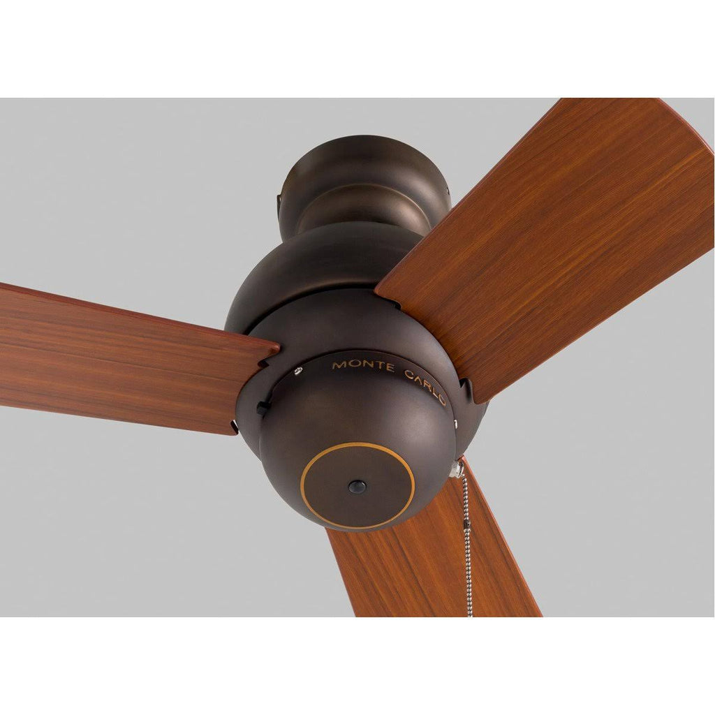 Micro 24x22 Ceiling Fan - Roman Bronze - Teak Blades S219308