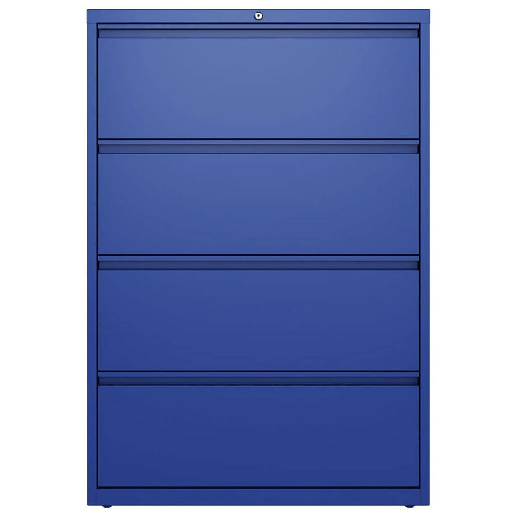 36" Metal Lateral File Cabinet with 4 Drawers O630