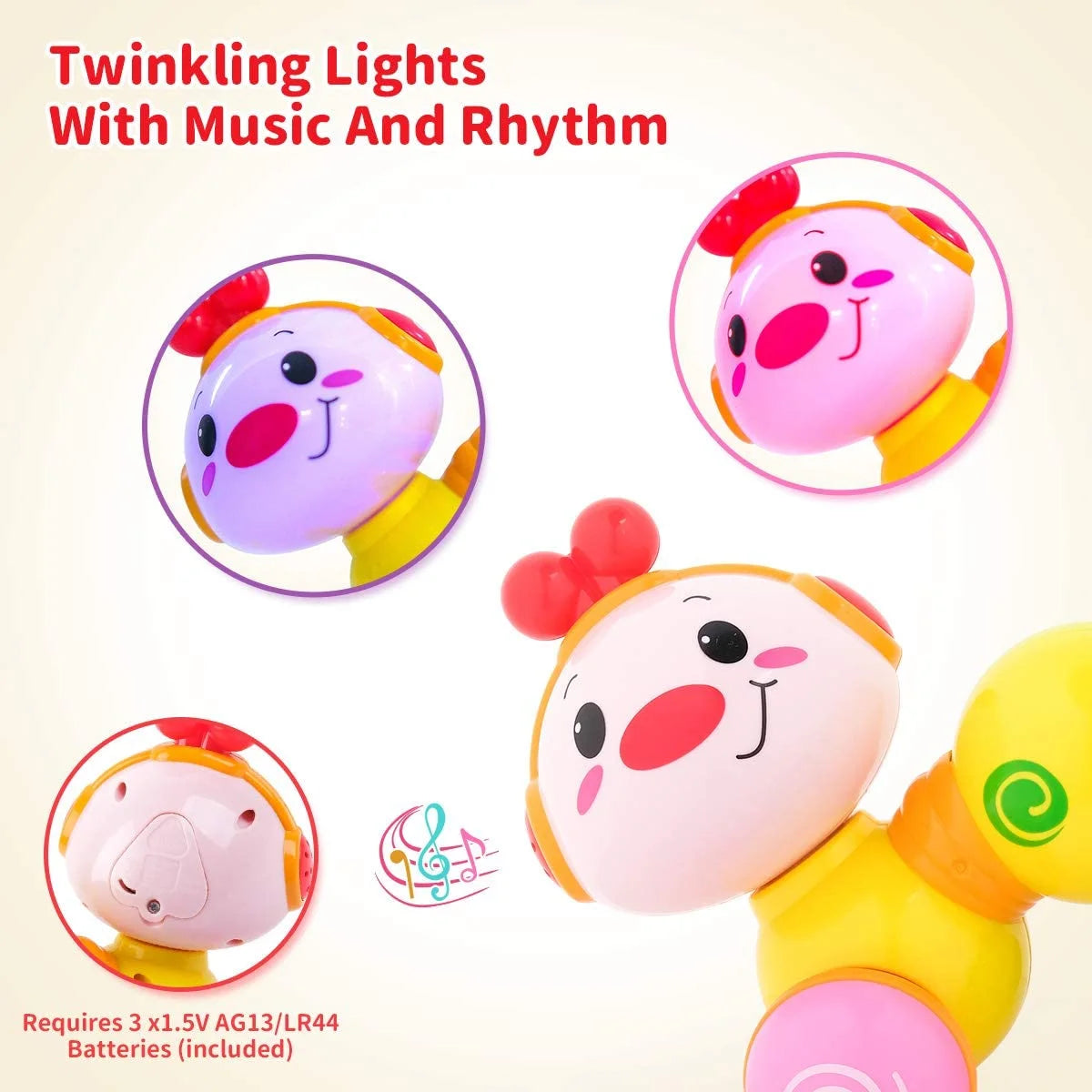 Infant Musical Crawling Toy with Light Up U81598