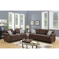 2 Piece Fabric Sofa Set with USB Console M493