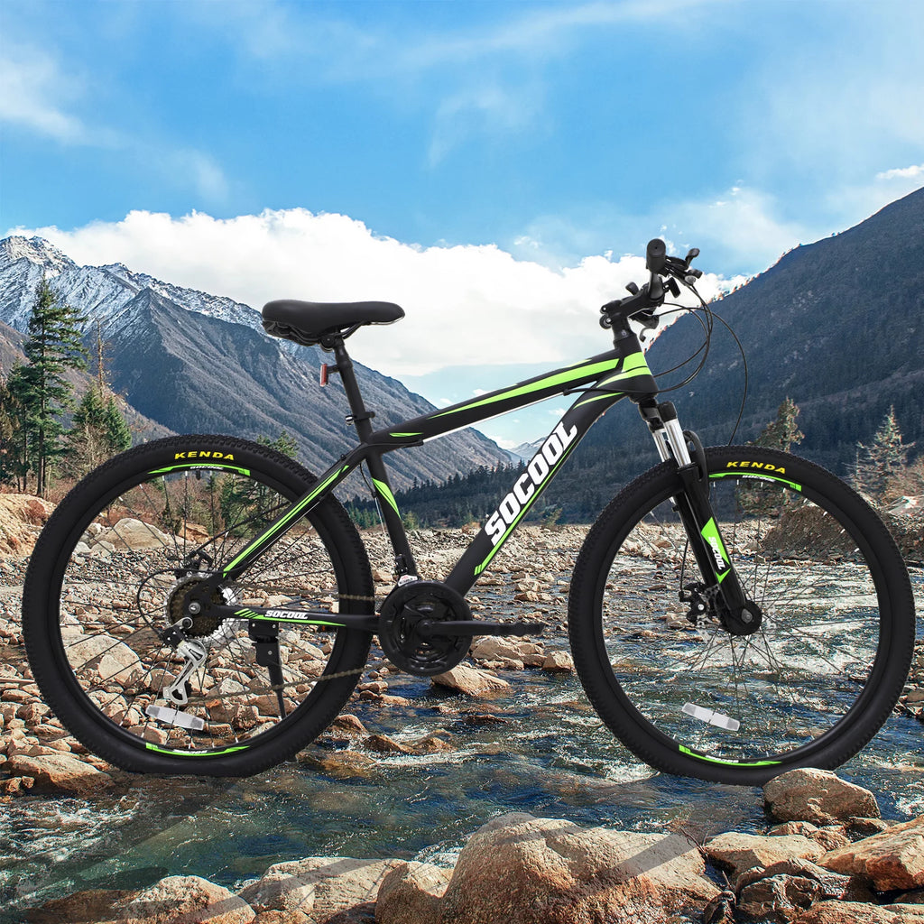 26 Inch Full Suspension Mountain Bike 21 Speed Black X19163