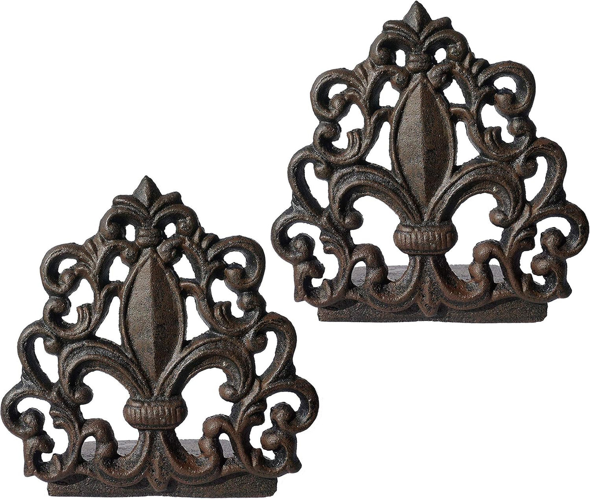 Antique Black Cast Iron Door Stop (2 Piece) I152