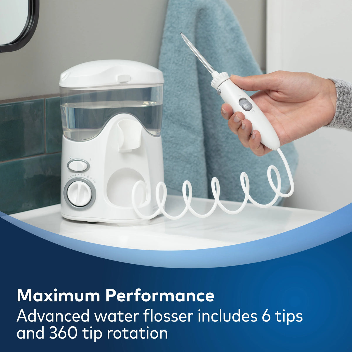 White Countertop Water Flosser K665