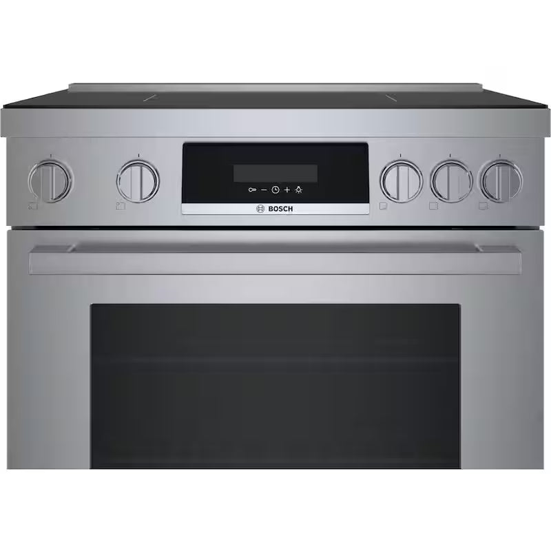 30 in. 3.9 cu ft 4 Element Freestanding Induction Range in Stainless Steel M81238