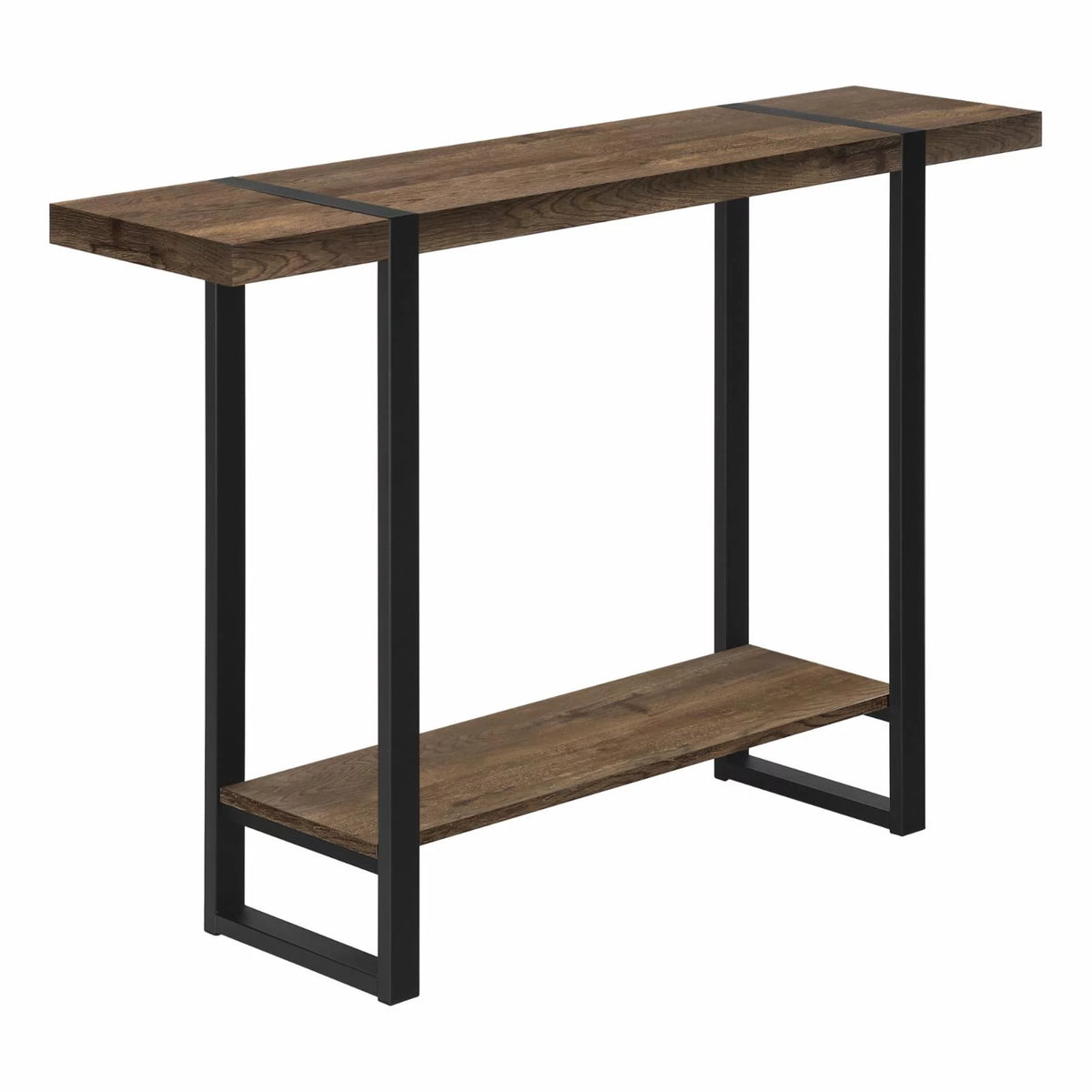 Black Narrow Metal Accent Table S773537