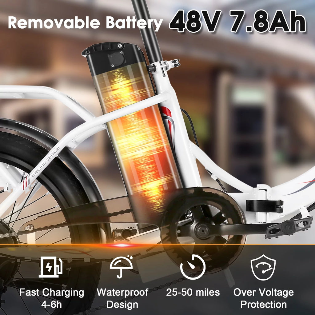 500W Folding Electric Bike for Adults L470875
