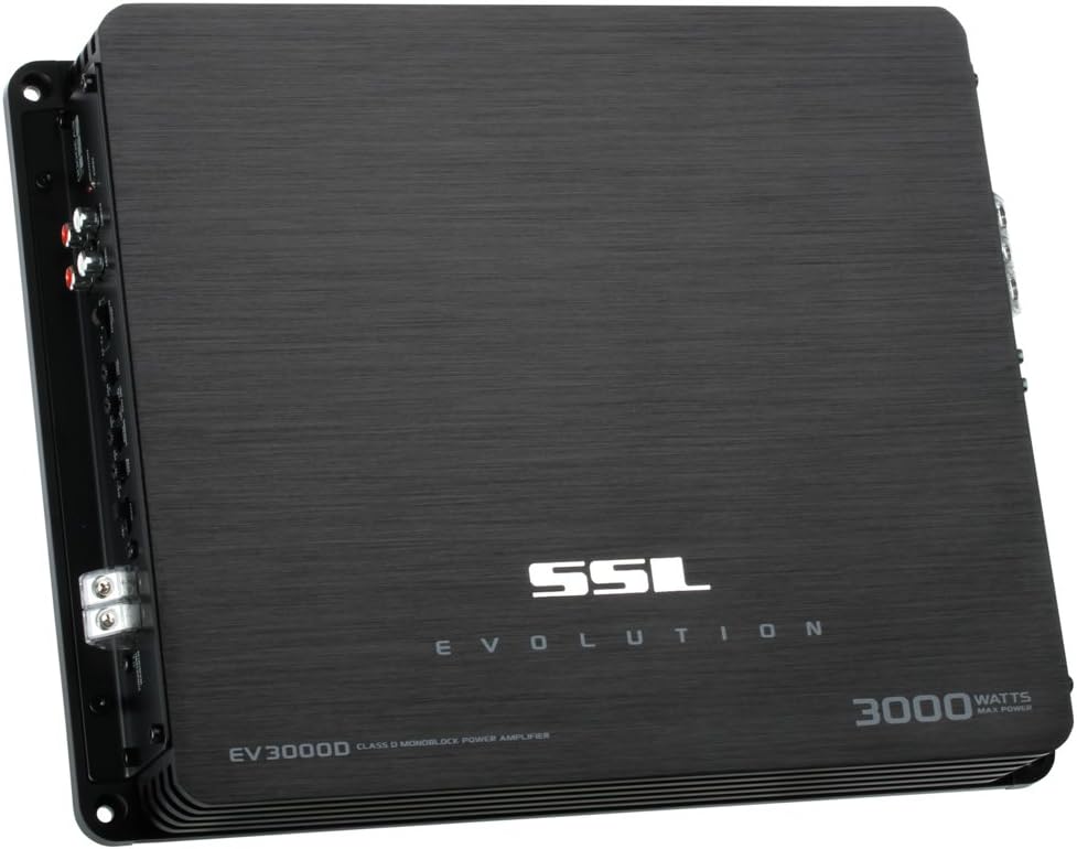 2500 Watt Monoblock Car Amplifier with Remote Subwoofer Control L3229