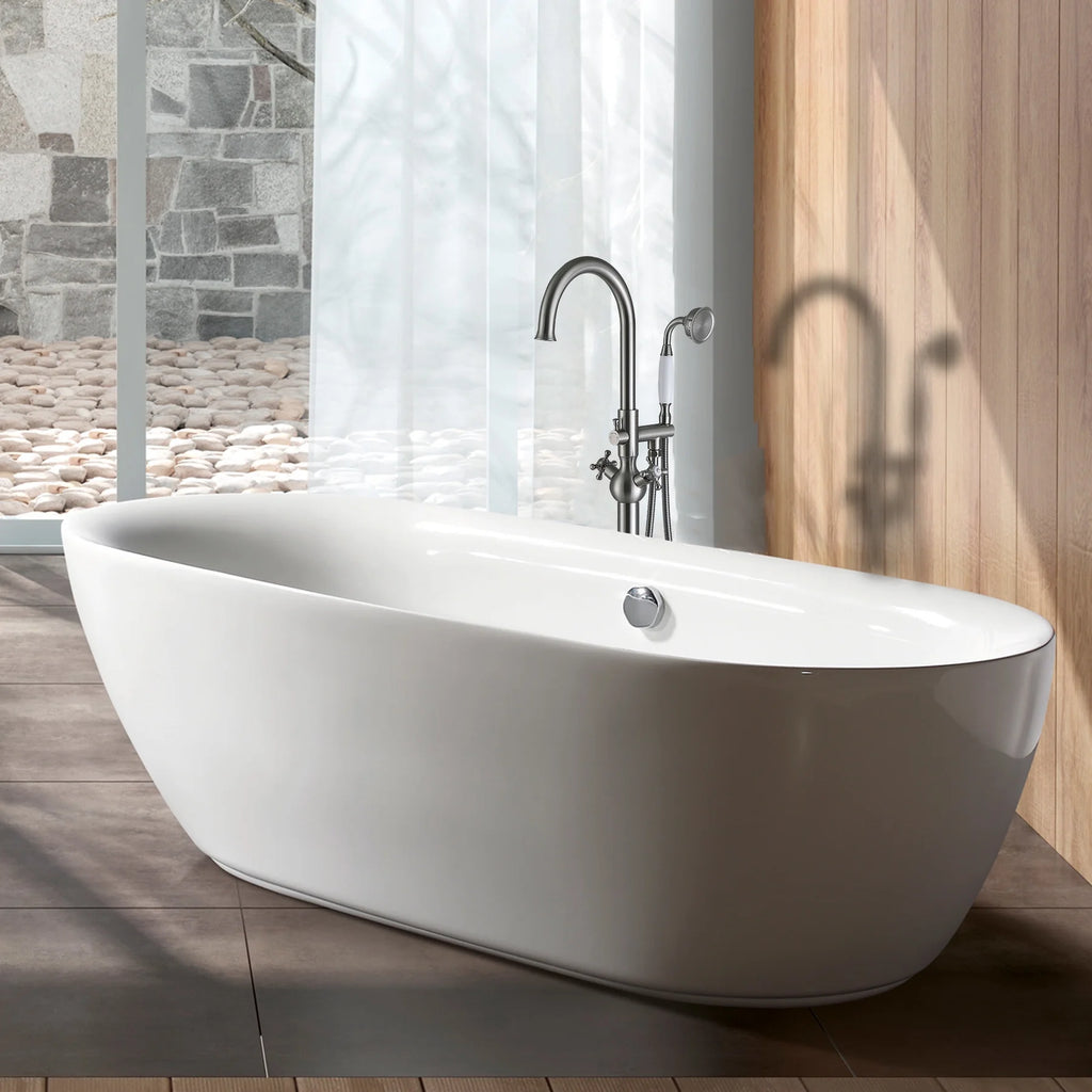 Freestanding Bathtub Faucet with Hand Shower V368131