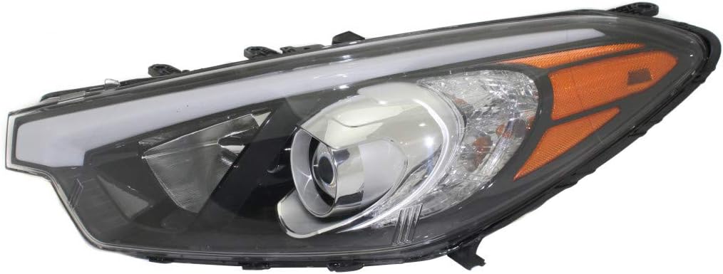 Headlight Assembly for Kia Forte Forte5 2014 2015 2016 Passenger Side Halogen L78823