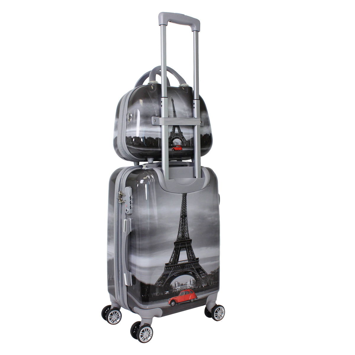 2-Piece Carry-On Hardside Spinner Luggage Set K9543