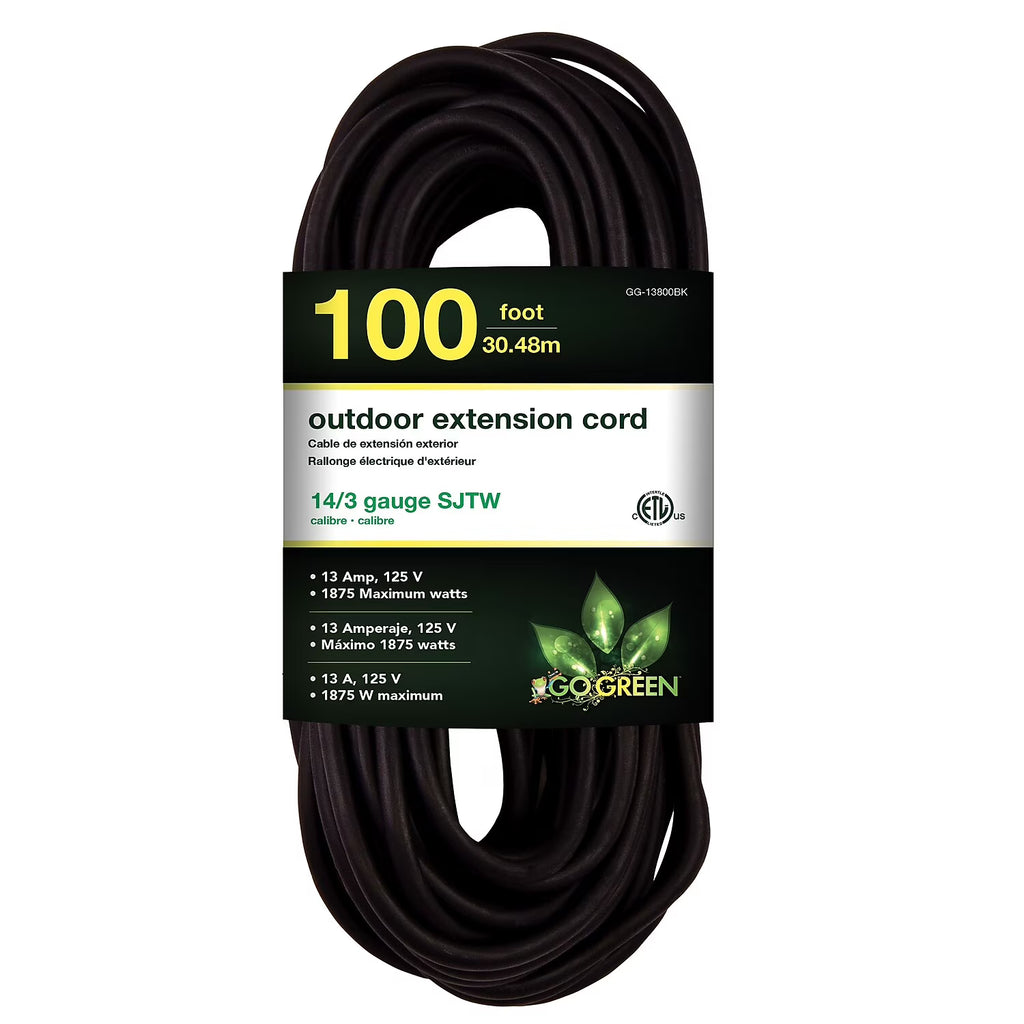 14/3 100 Ft SJTW Outdoor Extension Cord A87219