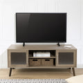 Elm Gray Wood TV Stand Z907305