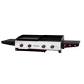 4-Burner Portable Flat Top Gas Grill and Griddle with Folding Legs J7966