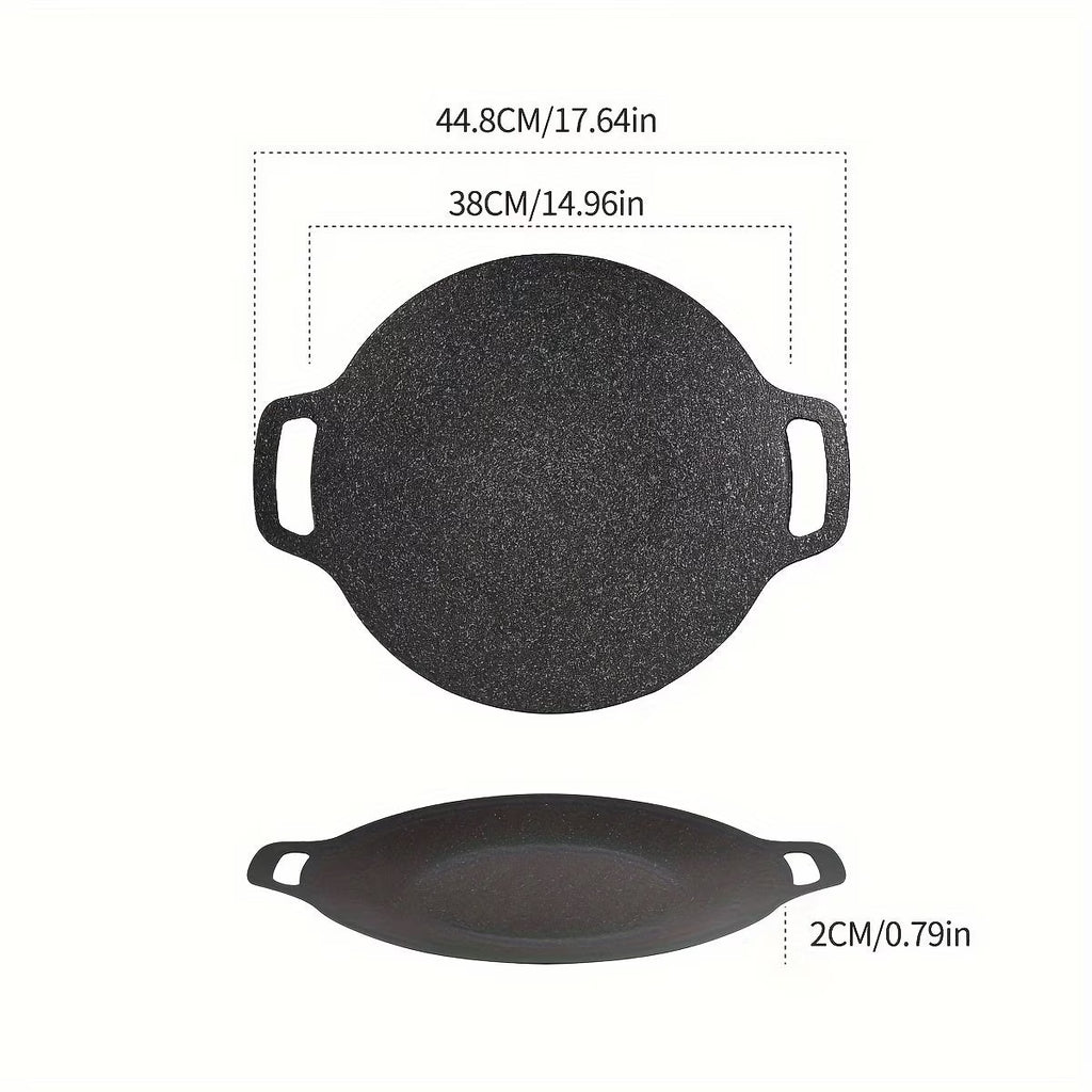 Non-stick Coating Round BBQ Grill Pan Y260