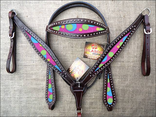 Dark Brown Leather Horse Breast Collar R565