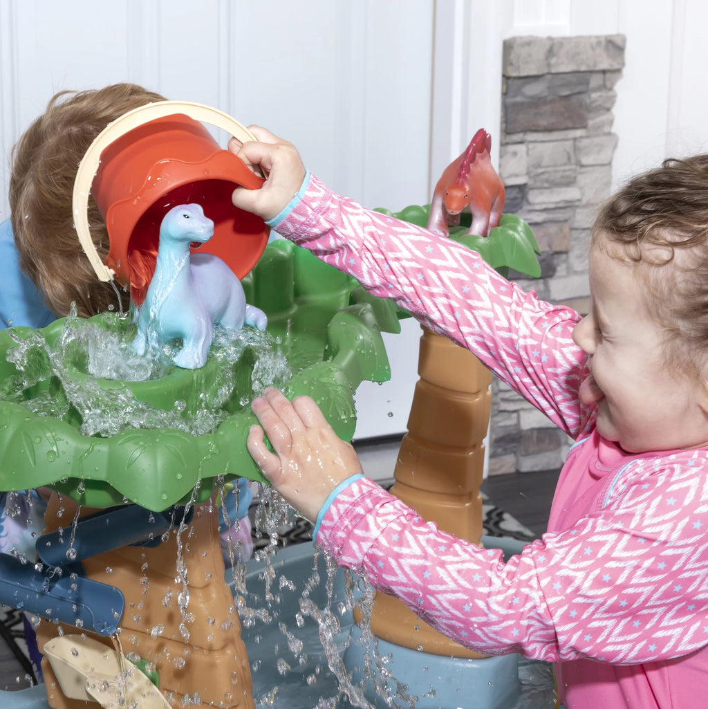 Gray Plastic Water Table with 13-piece Playset L406138