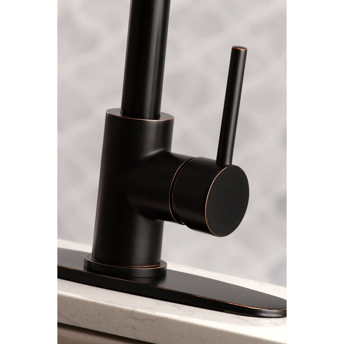 Polished Chrome Pull Down Single Handle Kitchen Faucet S344475