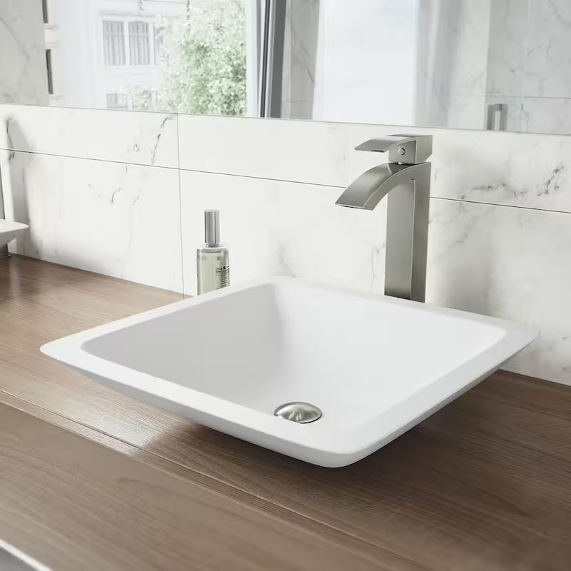 Single Handle Brushed Nickel Bathroom Faucet G840