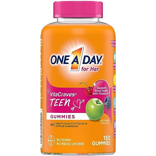 Teen Multivitamin Gummies with Vitamin A, C, D, E and Zinc, 150 Count A43394