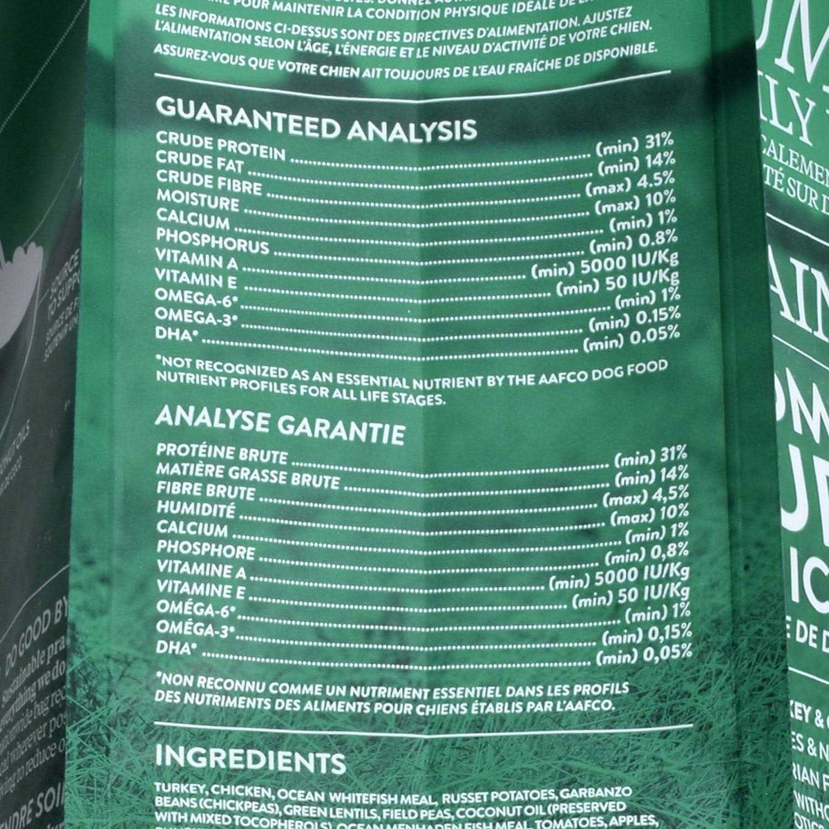 Grain Free Turkey & Chicken Dry Dog Food P8152