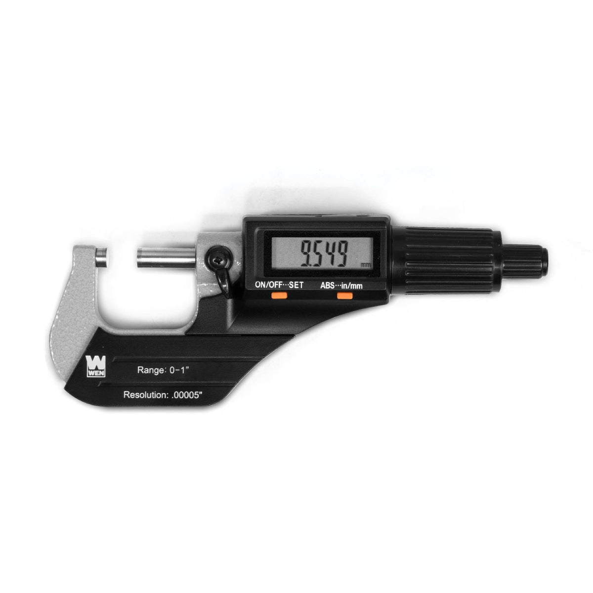 Digital Micrometer with 0 to 1-Inch Range and Storage Case H9380