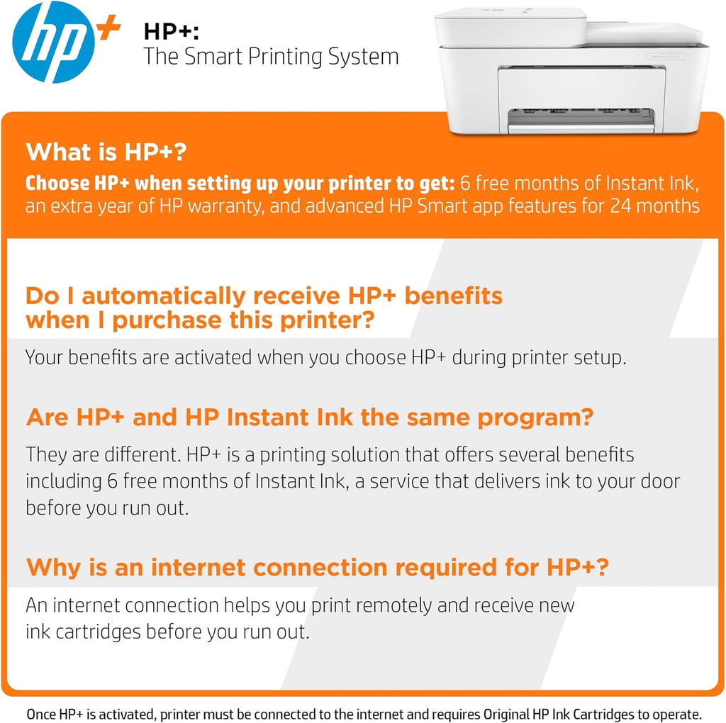 HP DeskJet 4155e All-in-One Wireless Color Printer Z36253