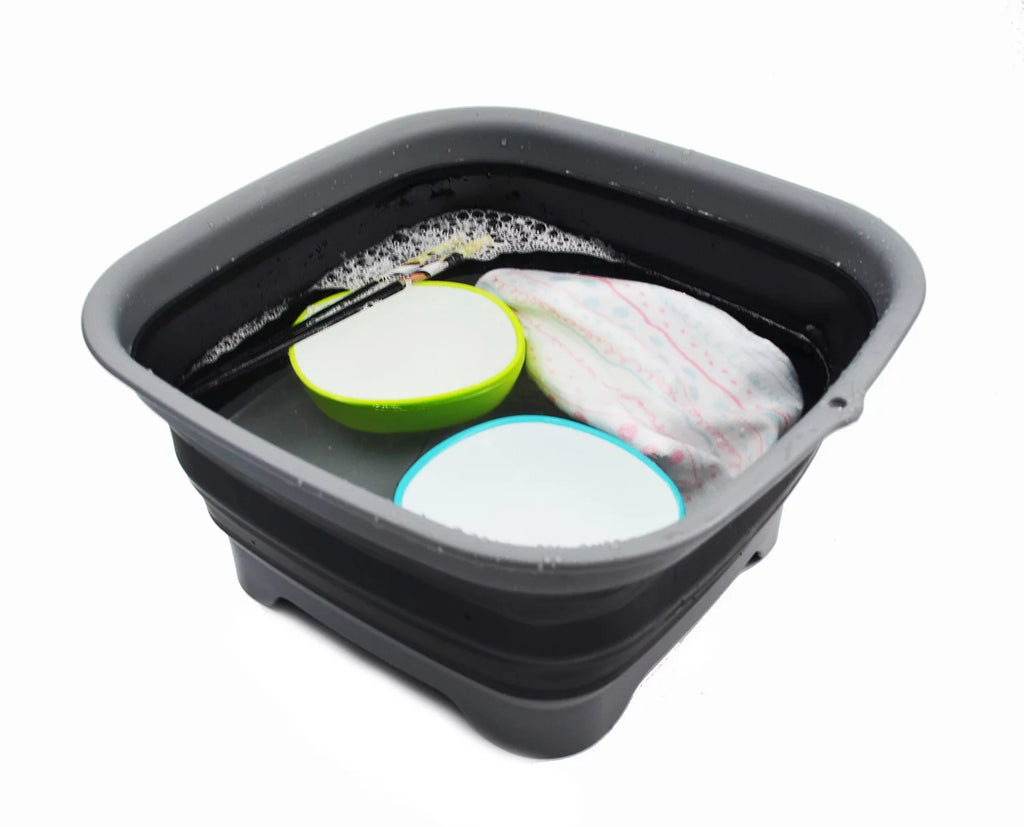 9.3L Collapsible Dishpan with Draining Plug F7286
