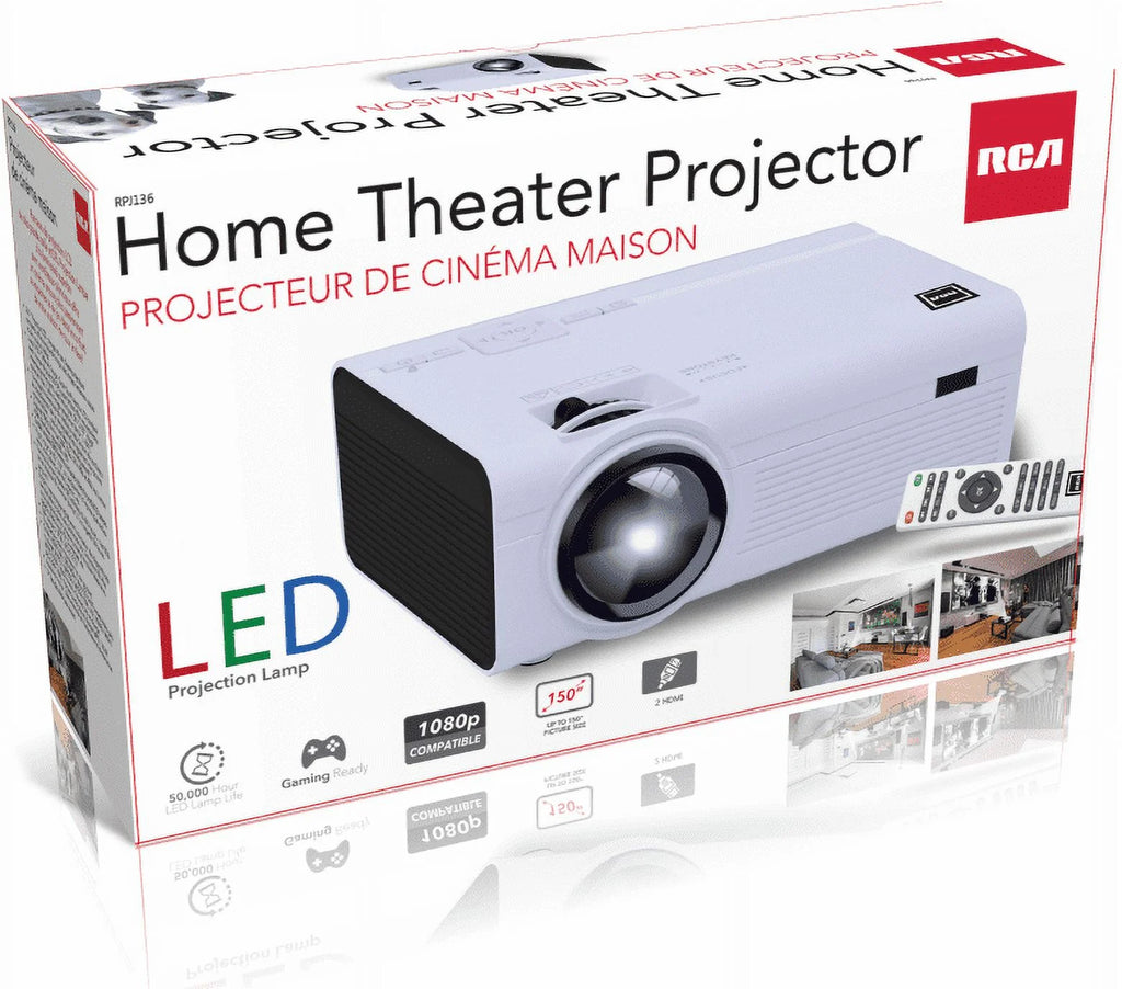 White LCD Home Theater Projector X34676