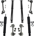 Front and Rear Shock Absorbers and Sway Bars 8pc Set N56046
