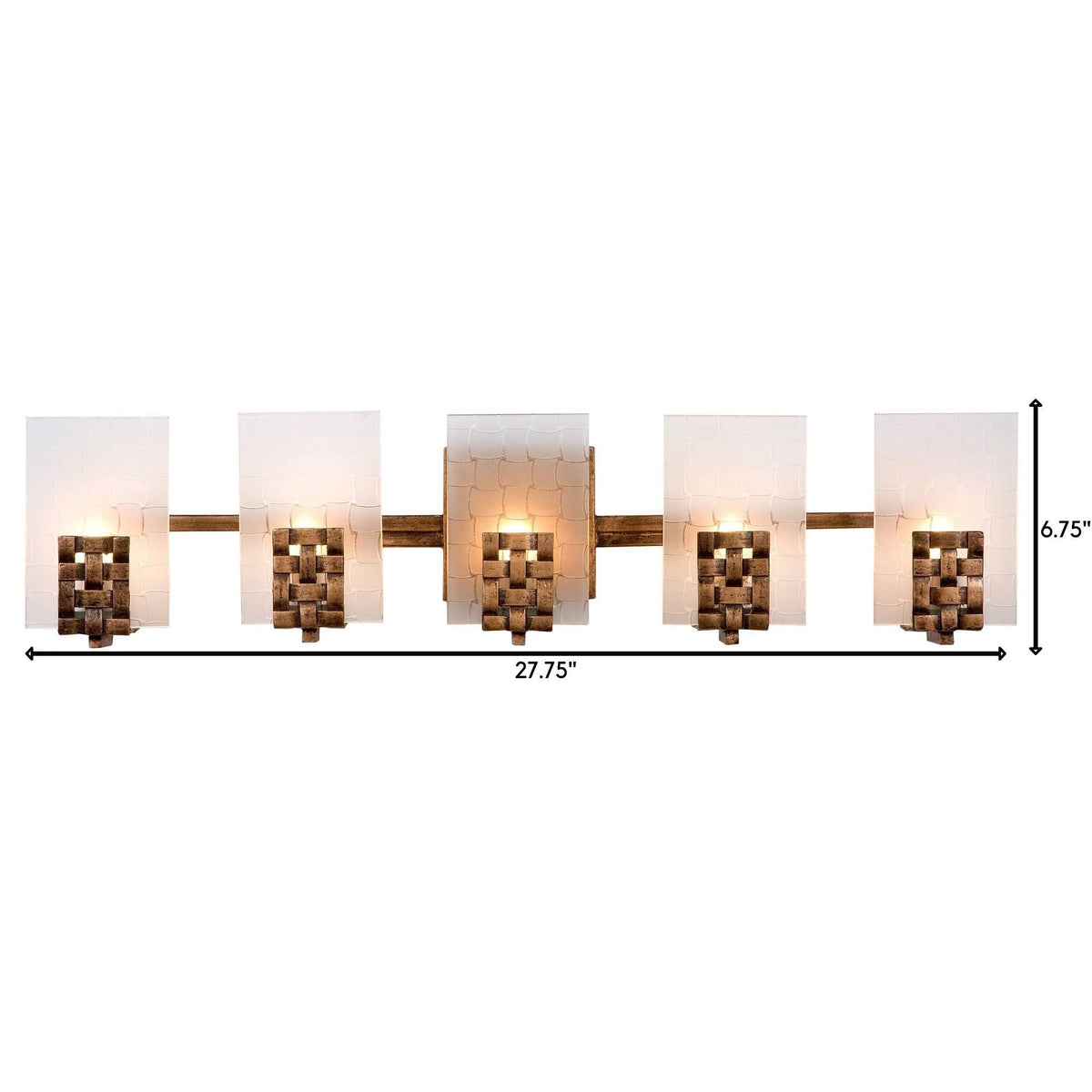 Blackened Copper 5-Light Bath J591