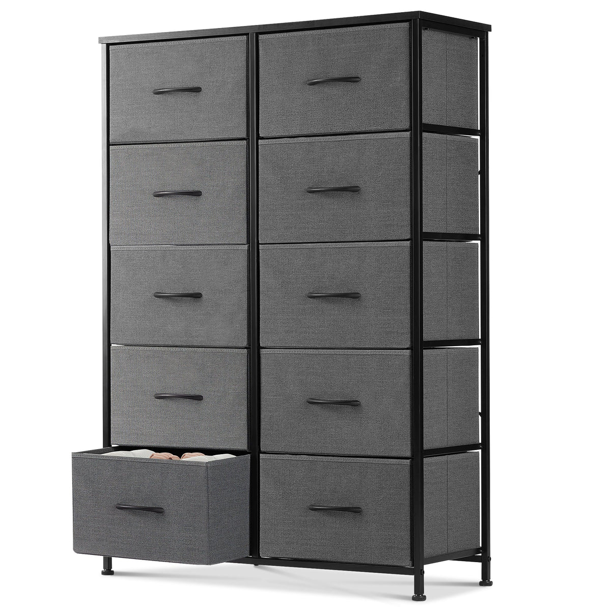 5 Drawer Dresser with Wood Top F648583