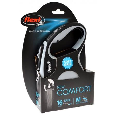 Gray Medium 16' Retractable Tape Leash A846355