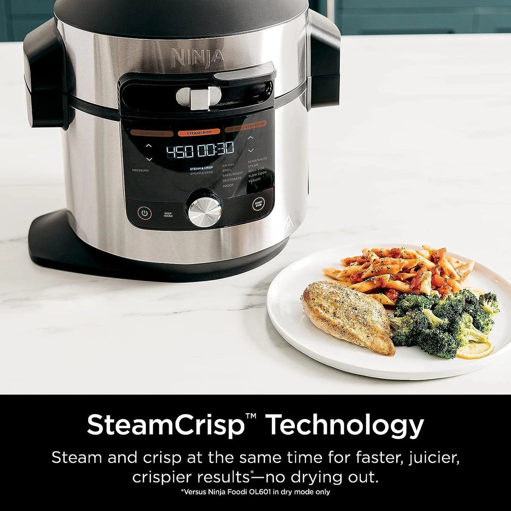 Restored 8 Qt. Pressure Cooker Steam Fryer with SmartLid K477809