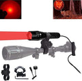 Red Light Tactical LED Flashlight with Pressure Switch F535936
