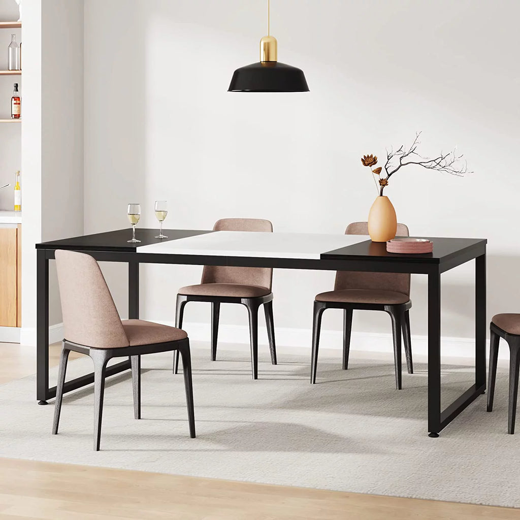 Modern 71 Inch Wood Rectangular Dining Table R2218