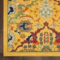 Yellow Multicolor Area Rug W936327