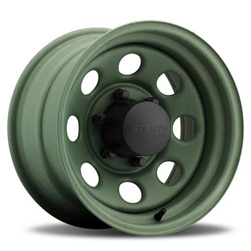 Camo Green 15x12 5x120.65mm Wheels C36092